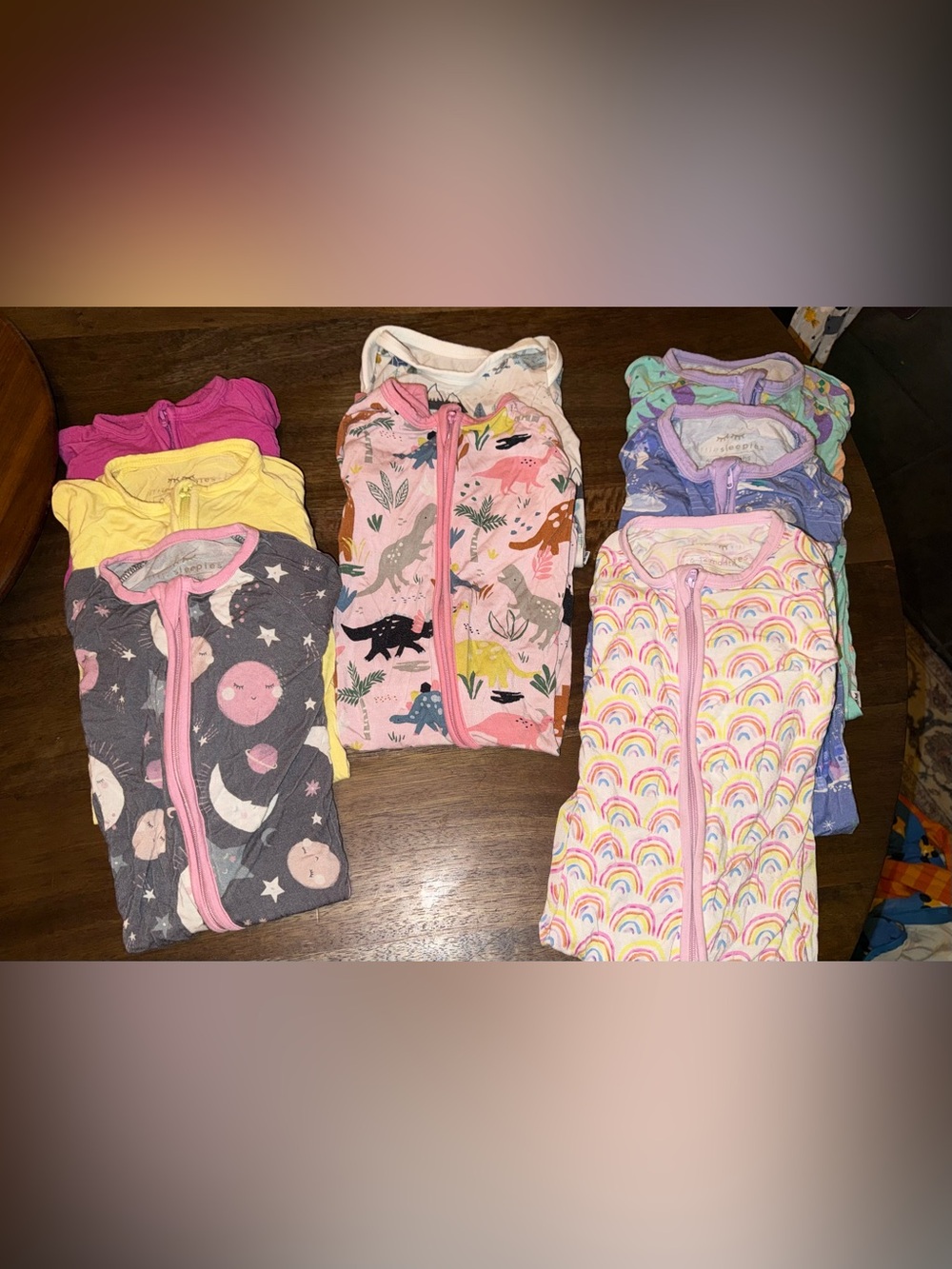 Little Sleepies Baby Girl Starter Bundle Sizes 0-12 months